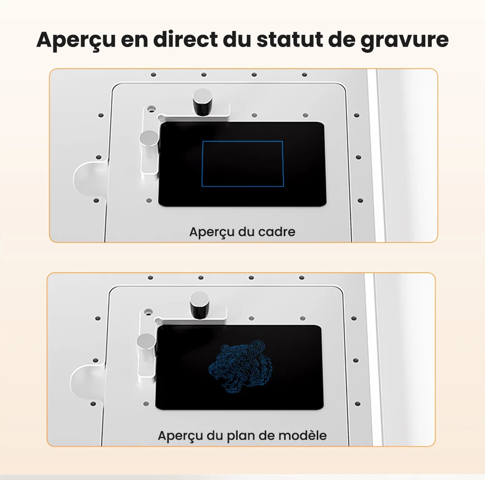 Mecpow X1 Graveur Laser Double, 2W IR + 10W Diode, Vitesse de 5000mm/s, Zone 105×105mm