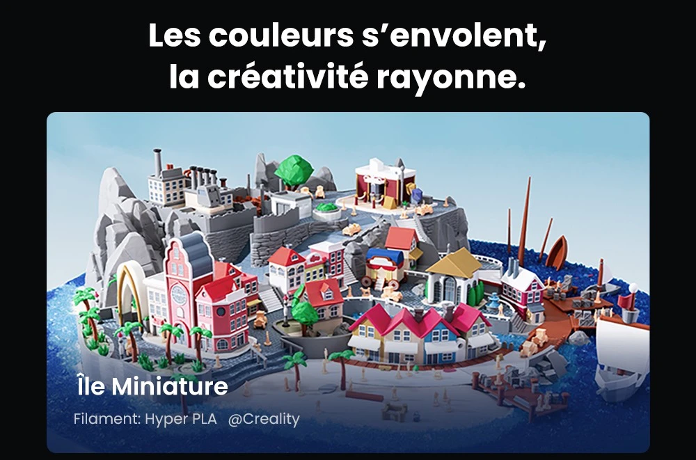 Creality K2 Combo Imprimante 3D, système CFS, 260*260*260mm