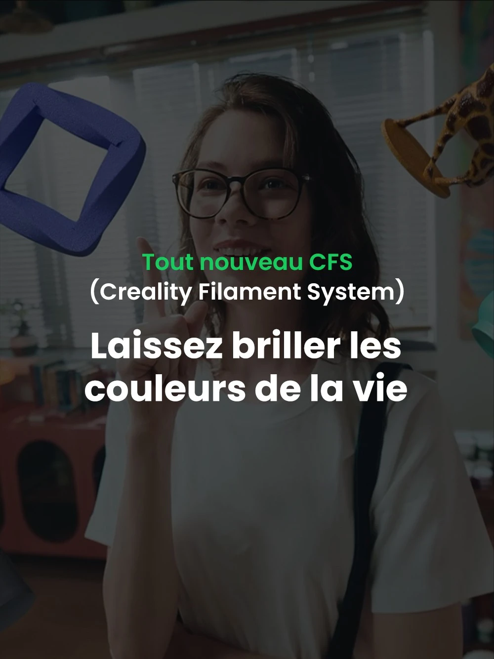 Creality K2 Combo Imprimante 3D, système CFS, 260*260*260mm