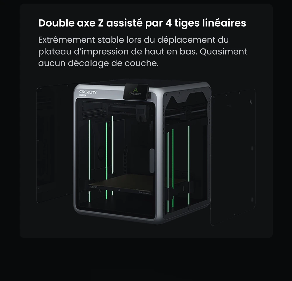 Creality K2 Combo Imprimante 3D, système CFS, 260*260*260mm