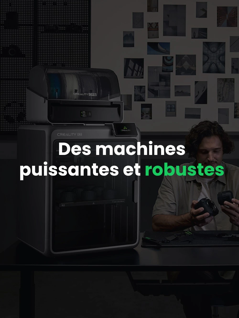 Creality K2 Combo Imprimante 3D, système CFS, 260*260*260mm