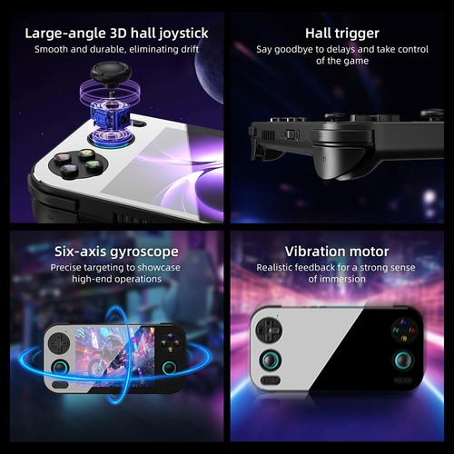 ANBERNIC RG476H AI Game Console 8GB 128GB Black