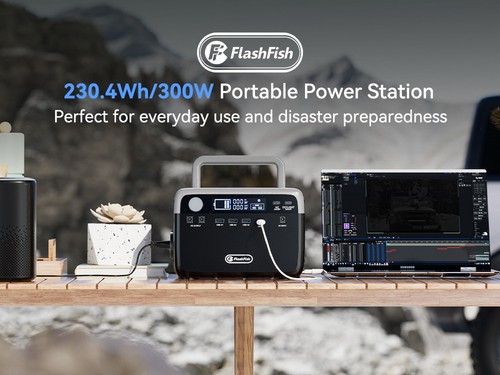 Flashfish BP030B 300W 230.4 Wh Portable Power Station
