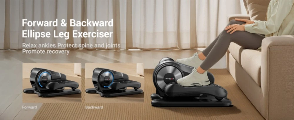 Oferty kuponów Geekbuying 2025.11.01. - Ponad 25 produktów! 49 BOBORE KF5 Maszyna eliptyczna pod biurko, urządzenie do ćwiczeń nóg eliptycznych dla seniorów, cichy i przenośny elektryczny sprzęt do ćwiczeń Eclipse z siedziskiem, pilotem, 12 prędkościami i funkcją wyciszenia, trybem ręcznym i automatycznym