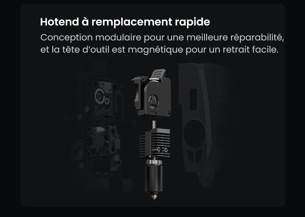 Creality K2 Combo Imprimante 3D, système CFS, 260*260*260mm