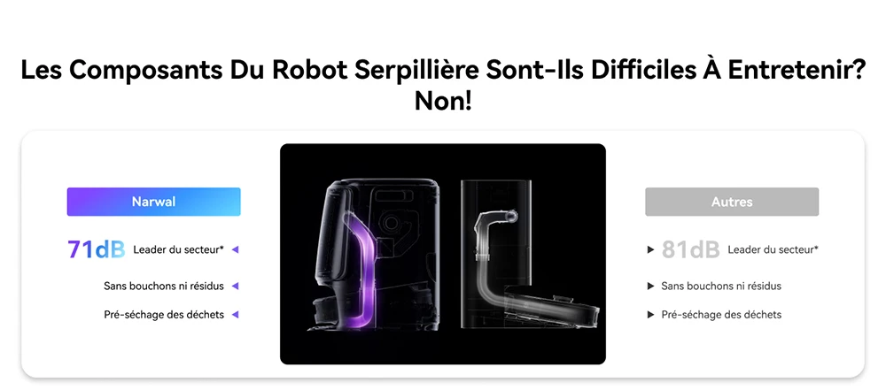 Narwal Freo Flow Aspirateur Robot et Serpillière, Aspiration 22 000Pa, Évitement d’Obstacles par IA à Double Caméra, Serpillière à Eau Chaude, Nettoyage des Tapis et Bords, Vidage Automatique, Sac à Poussière 2,5L, Commande Vocale - Blanc