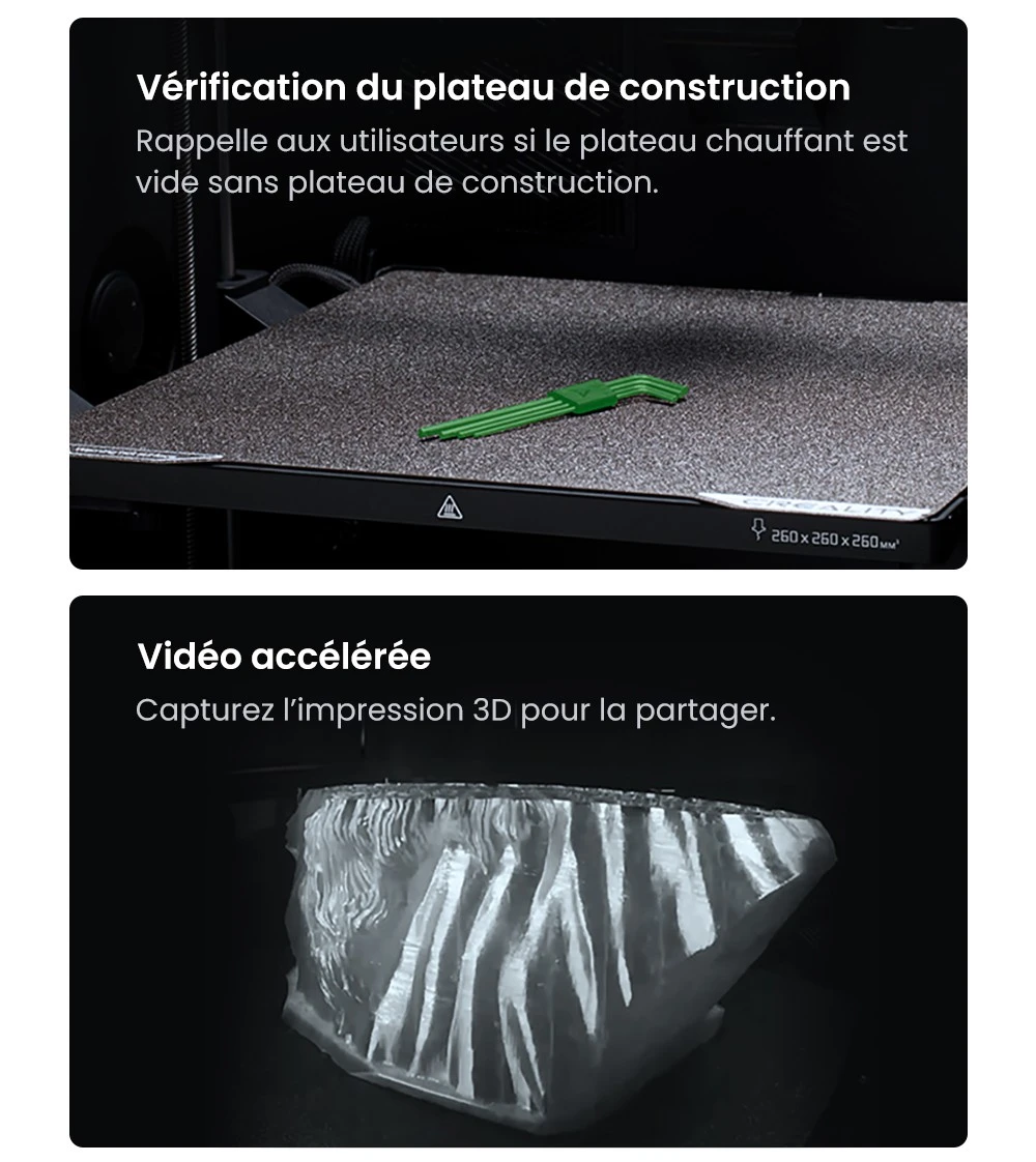 Creality K2 Combo Imprimante 3D, système CFS, 260*260*260mm