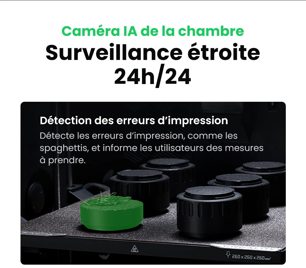 Creality K2 Combo Imprimante 3D, système CFS, 260*260*260mm