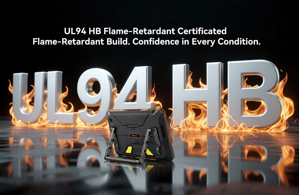 Blackview Active 12 Pro 5G Projector AI Rugged Tablet, 200lm 120 inch 1080P Projection, Android 15, 11 inch 1920*1200 IPS Screen, MT6878 8 Cores, 16GB + 32GB Expansion RAM 1TB ROM, 30000mAh Battery, 120W Fast Charging, 50MP+108MP Camera, WiFi 6E