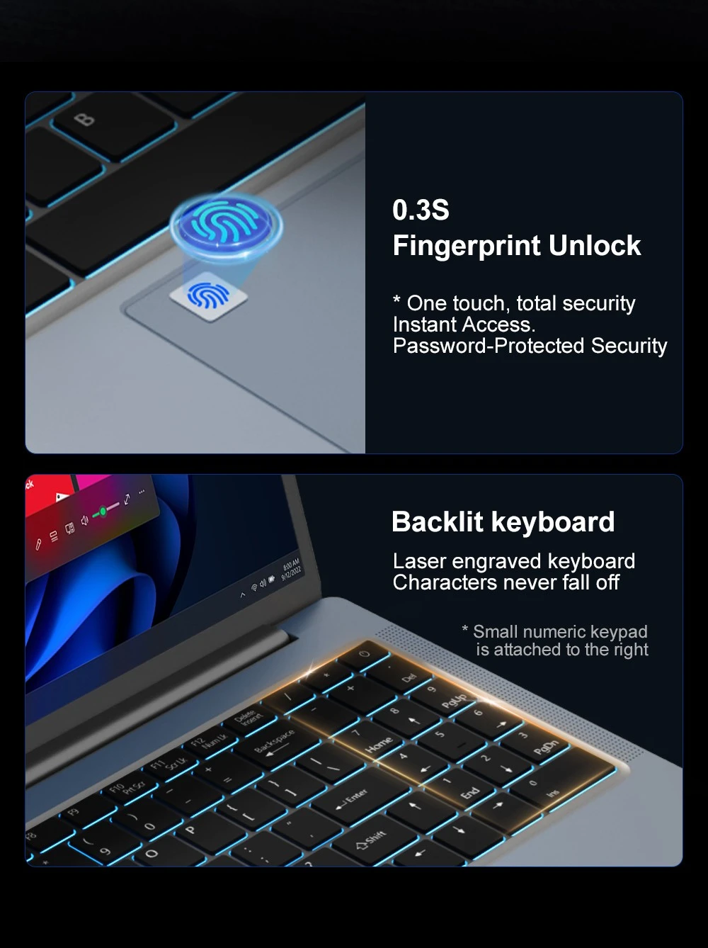 Ninkear N16 Pro Laptop, 16-inch 2.5K IPS 120Hz Screen, Intel Core i7-13620H 4.9GHz, 16GB DDR4, 512GB PCIe SSD, Metal Body, WiFi 6, Bluetooth 5.0, Dual Type-C, Windows 11 Pro Notebook