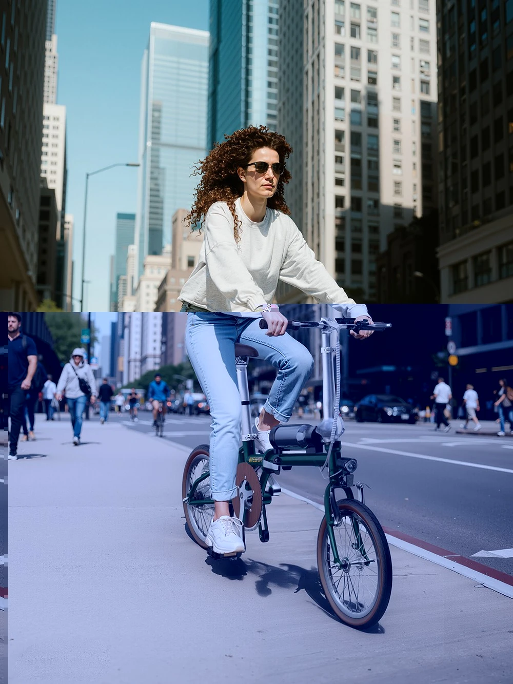 Vélo électrique pliant ONESPORT OT02, moteur 250 W, batterie 36 V 5,2 Ah, pneus 16 pouces, vitesse maximale 25 km/h, autonomie 25 km, freins V-Brake - Vert