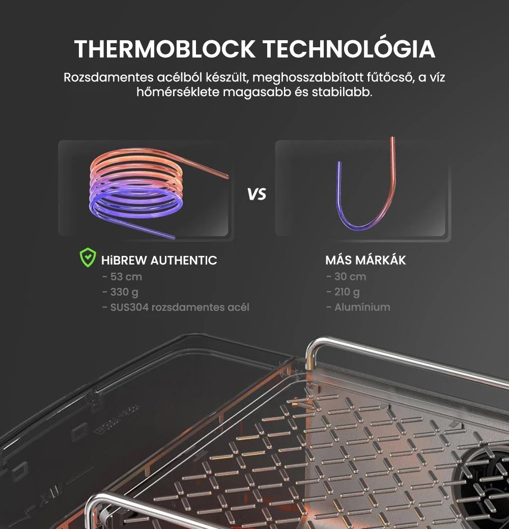 Poloautomatický kávovar HiBREW H10A na espresso s napěňováním mléka