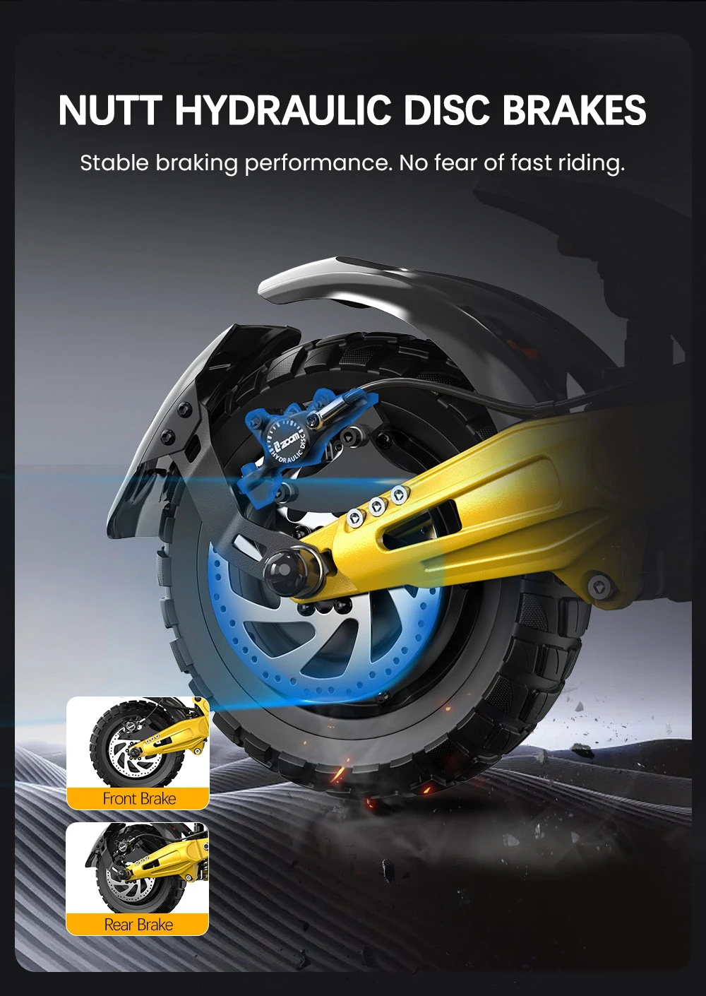 OOTD S30 elektrisk løbehjul med 40 tusind rabat - Urban Predator eller Off-Road Beast? 8 OOTD S30 LCD-skærm i drift