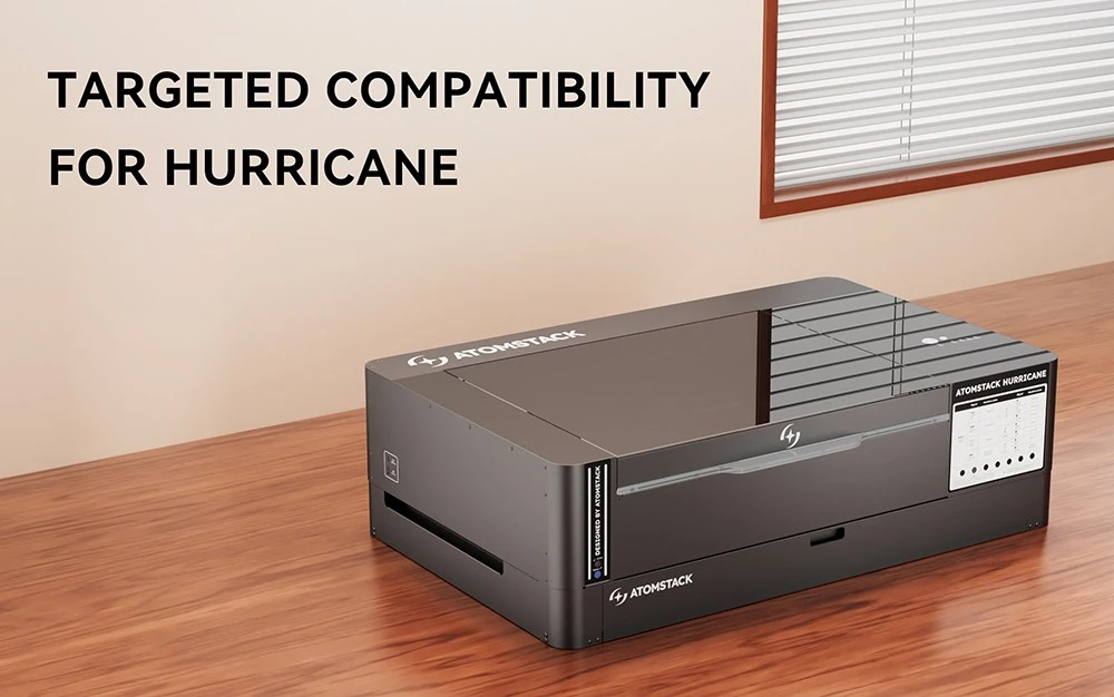 ATOMSTACK H3 Height-Increasing Platform for Hurricane CO₂ Laser Engraver, 100mm Height Raising