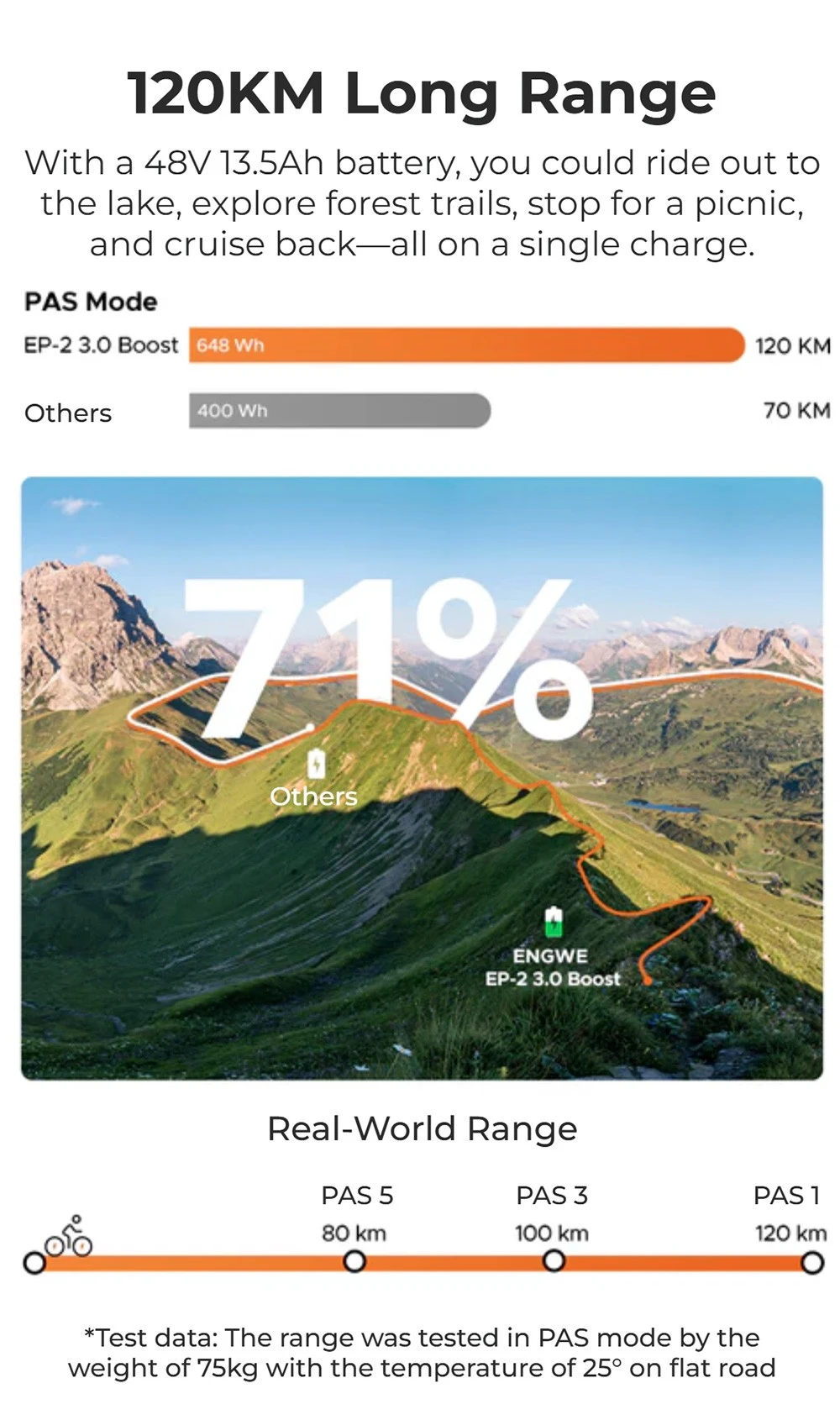 ENGWE EP-2 3.0 Boost Electric Bike, 250W Motor, 48V 13.5Ah Battery, 20*4 inch Tires, 120km Max Range, Hydraulic Brakes, Shimano 7-speed, Torque Sensor, App Control, Fast Charging- Black