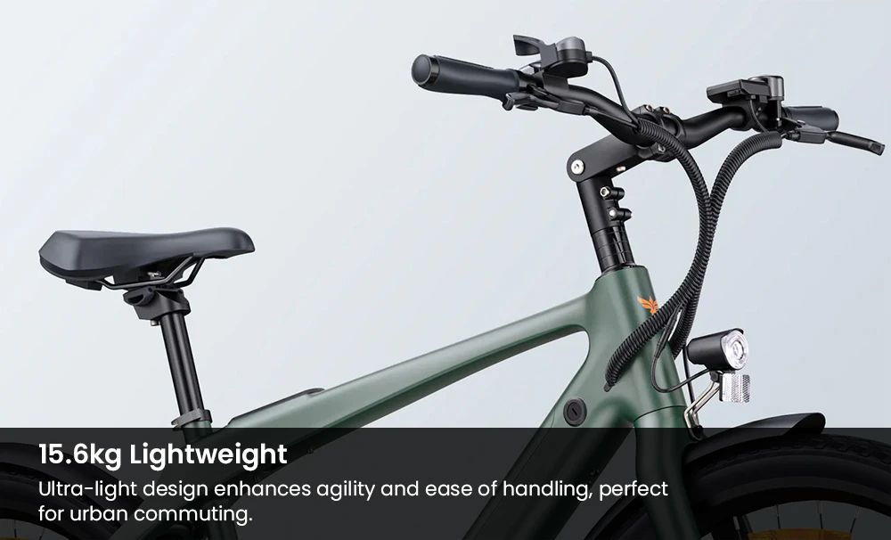 ENGWE MapFour N1 Air Electric Bike, 250W Motor, 36V 10Ah Battery, 700*38C Spoke Tires, 25km/h Max Speed, 100km Range, Front & Rear Hydraulic Disc Brakes, Shimano 7-speed, Torque Sensor, LCD Color Display - Grey