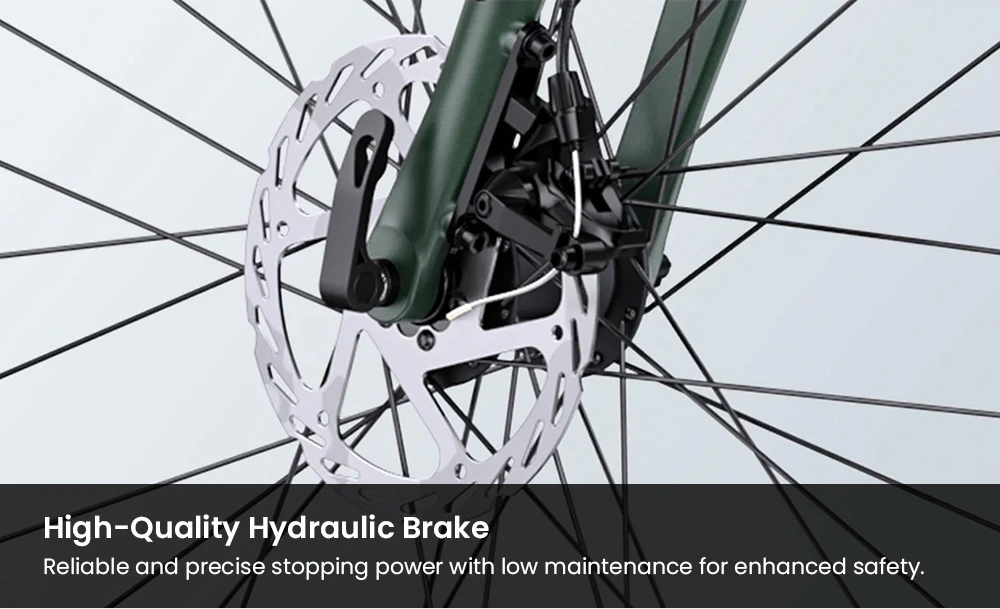 ENGWE MapFour N1 Air Electric Bike, 250W Motor, 36V 10Ah Battery, 700*38C Spoke Tires, 25km/h Max Speed, 100km Range, Front & Rear Hydraulic Disc Brakes, Shimano 7-speed, Torque Sensor, LCD Color Display - Grey