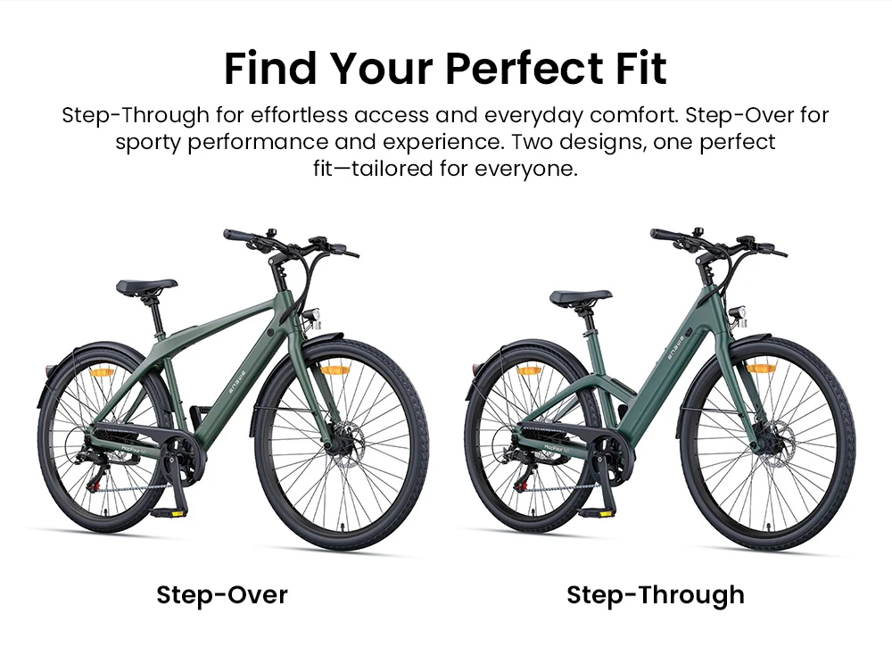 ENGWE MapFour N1 Air Electric Bike, 250W Motor, 36V 10Ah Battery, 700*38C Spoke Tires, 25km/h Max Speed, 100km Range, Front & Rear Hydraulic Disc Brakes, Shimano 7-speed, Torque Sensor, LCD Color Display - Grey