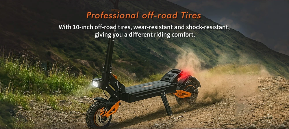 GELEIPU Z1 Pro Electric Scooter, 1200W*2 Motor, 52V 20Ah Battery, 10 inch Tires, 65km/h Max Speed, 70km Range, Dual Mechanical Disc Brakes, Four-arm Shock Absorber