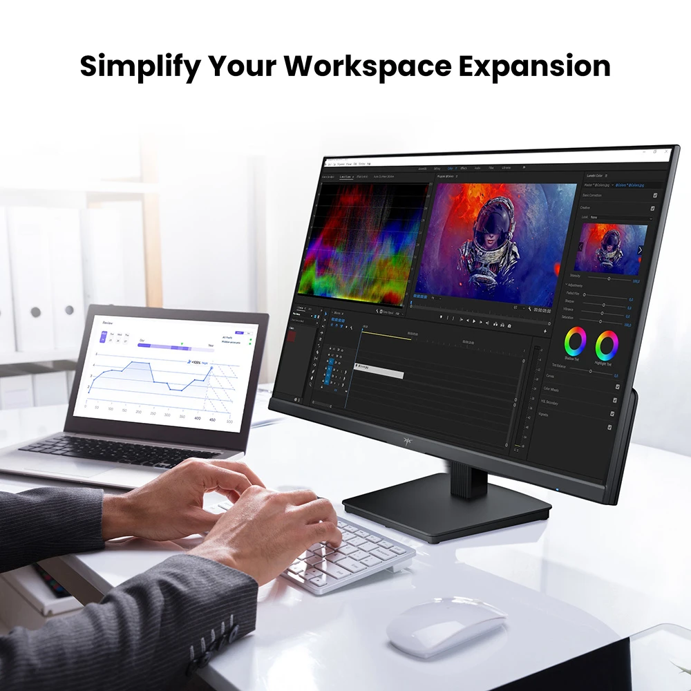 KTC H24B9 Office Monitor, 23,8 inch 100Hz 1920*1080 VA Panel, 1*HDMI1, 1*VGA, Low Blue Light