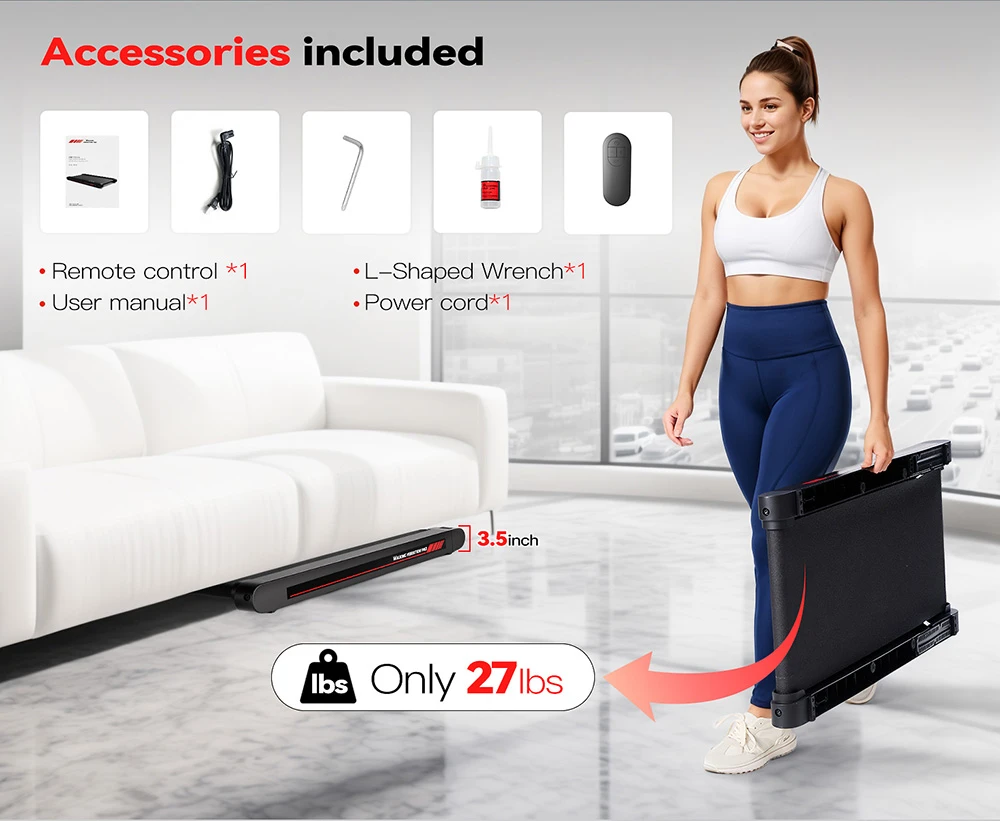 Sperax P1 Walking Vibration Pad, 400W Dual-Mode Trainer, 0.2-3.8mph Speed, 900x390mm Running Area, 350lbs Max Load, Ultra-Slim Low-Noise Design for Home & Office