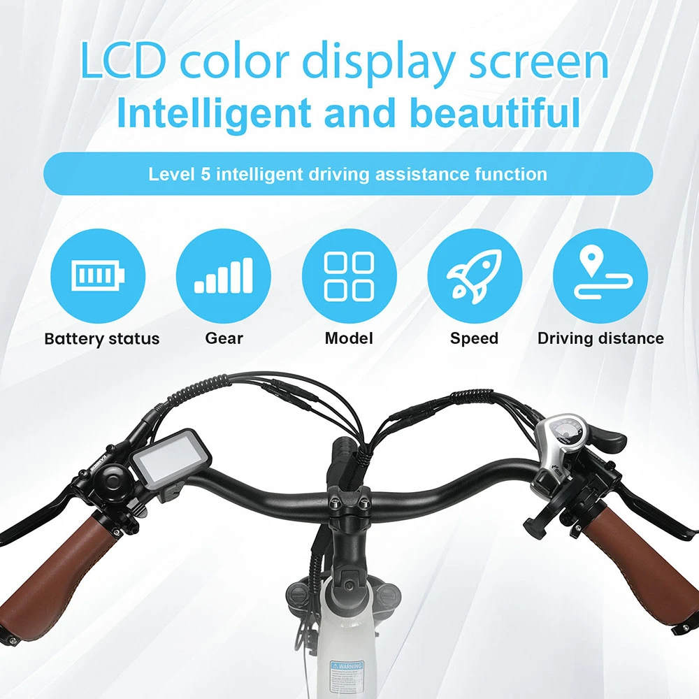 TTGO C3 Pro Electric Bike, 250W Motor, 36V 20Ah Battery, 28 inch Tires, 25km/h Max Speed, 120km Max Range, Hydraulic Disc Brake, Suspension Fork, Torque Sensor, Shimano 7-speed, LCD Display - Black