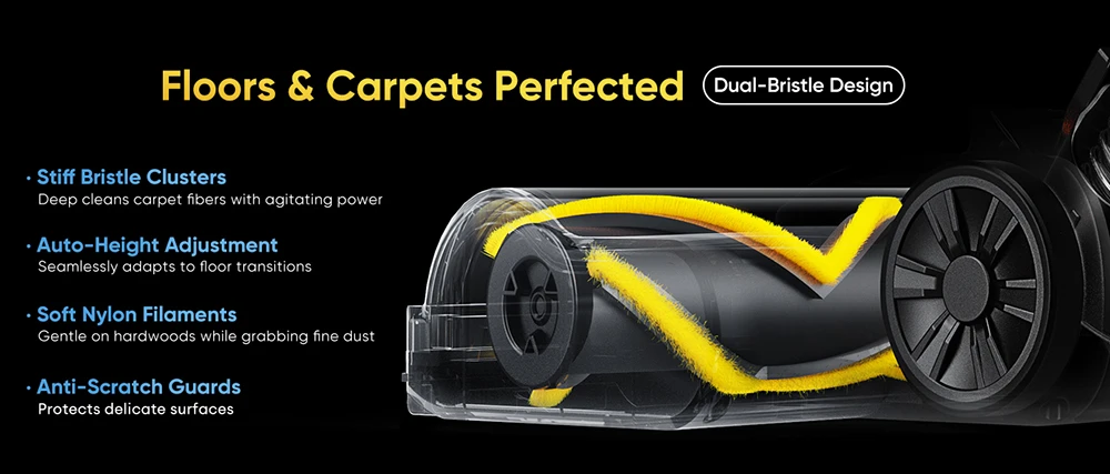 Vactidy V12 Vezeték Nélküli Porszívó kivehető és cserélhető akkumulátora