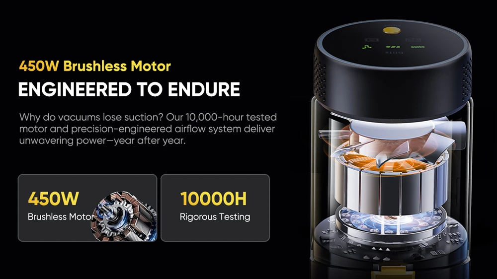 Vactidy V12 Vezeték Nélküli Porszívó teljes tartozéklistája a csomagban