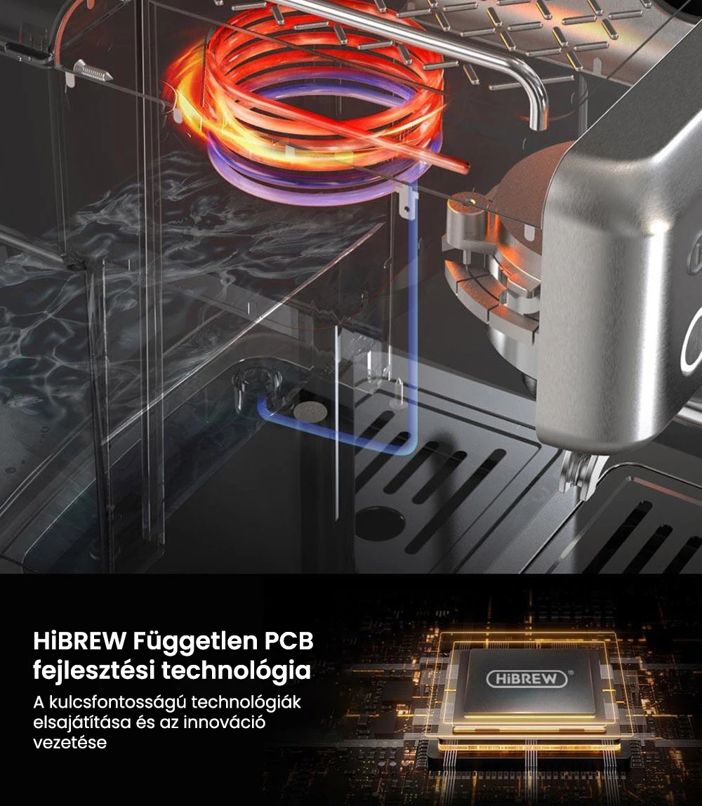 Poloautomatický kávovar HiBREW H10A s funkcí studené kávy