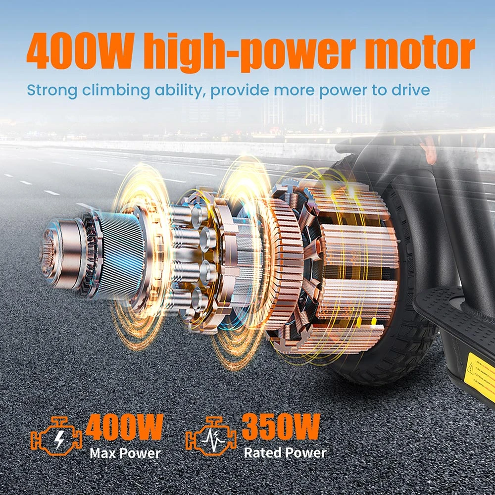 TWOFISH V1 MAX Elektromos Roller világítás és lábtartó