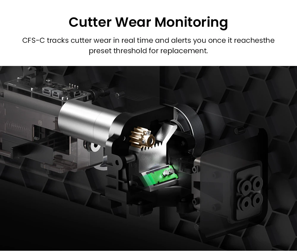 Creality CFS-C Filament System for K1C / K1 Max / K1 / K1 SE, Up to 16 Colors, Auto Cutting, Run-Out Detection & Real-Time Monitoring