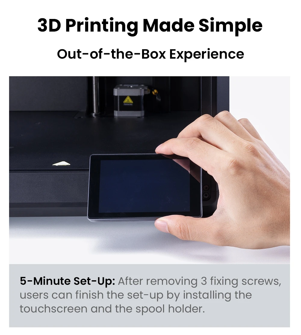 Creality K2 SE Combo 3D Printer, 500mm/s Speed, 0.1mm Precision, 220×215×245mm Build Volume, Auto Leveling, 300°C Nozzle for Multi-Material Printing