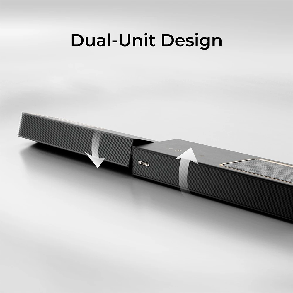 Ultimea Skywave F30 Boom Barre de son 3.1.2ch, puissance de pointe de 360W, Dolby Atmos, contrôle par application, prend en charge la connexion HDMI, Bluetooth 5.4