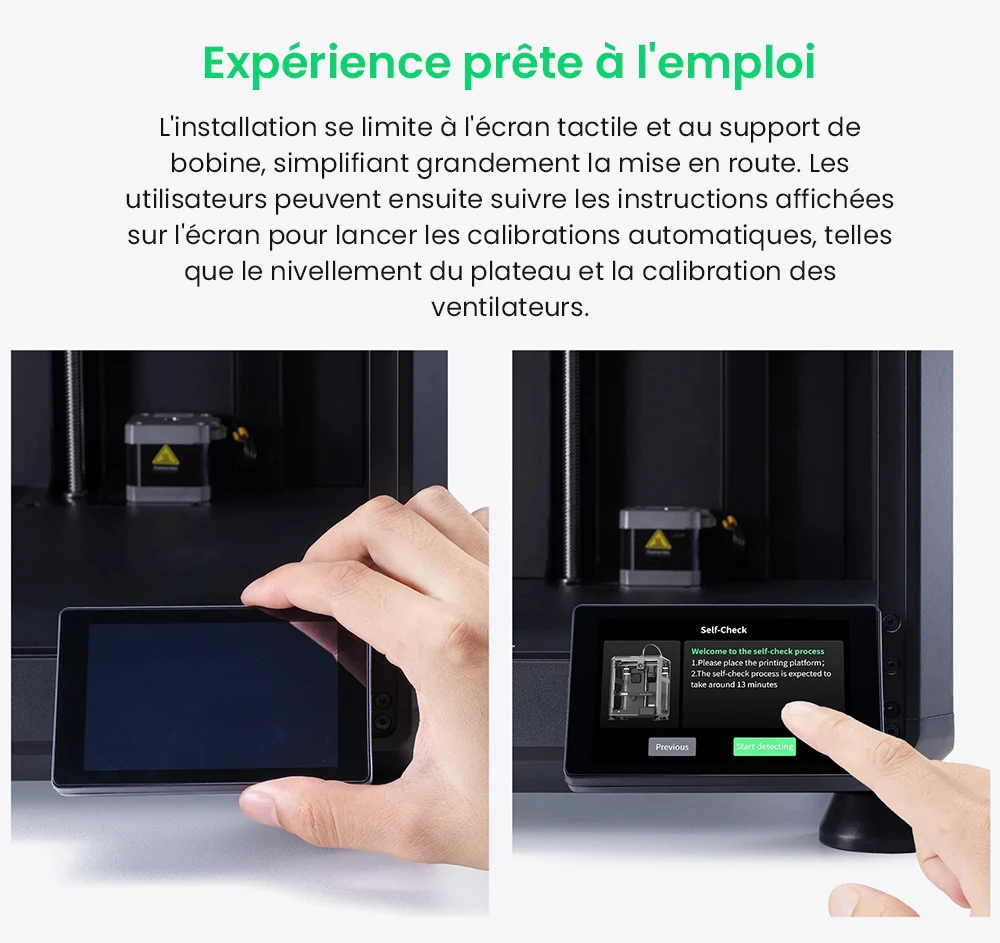 Creality K2 SE Combo Imprimante 3D avec Enceinte, Vitesse 500 mm/s, Précision 0,1 mm, Volume de construction 220×215×245 mm, Nivellement automatique, Buse 300 °C pour impression multi-matériaux