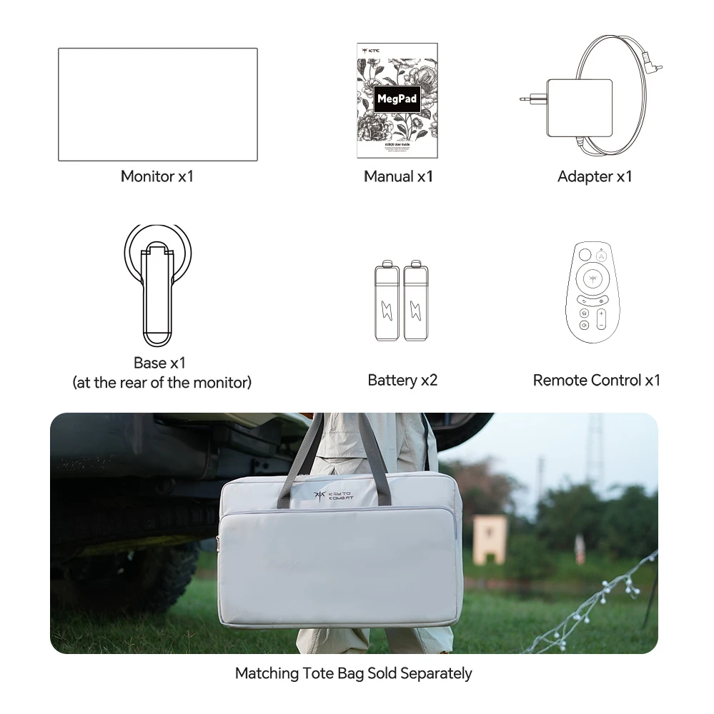 KTC A25Q5 de 24,5 pouces Écran portable tactile, résolution 1920*1080, certifié Google EDLA, Android 14, haut-parleurs 2*8W + 2*4W, autonomie jusqu'à 8 heures, angle de rotation de 0 à 45° et angle de pivotement de 90°.