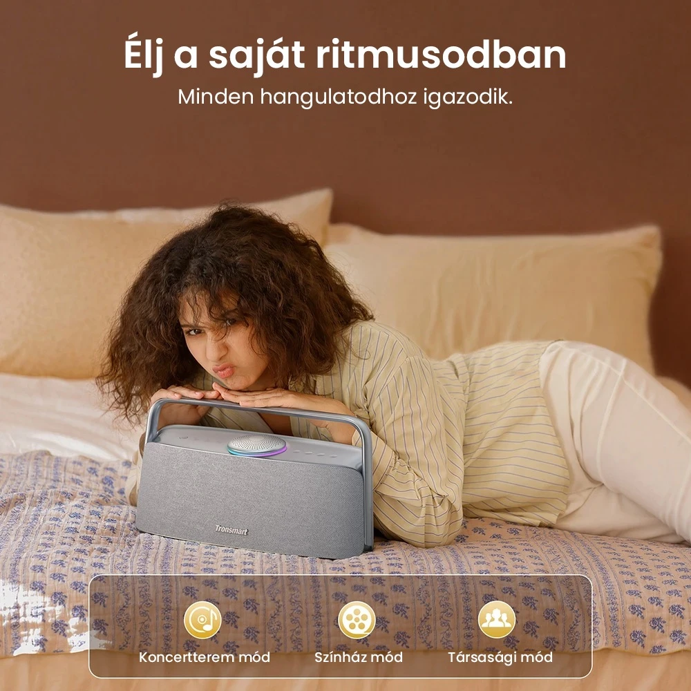 Przyciski i design głośnika Tronsmart Fiitune X30