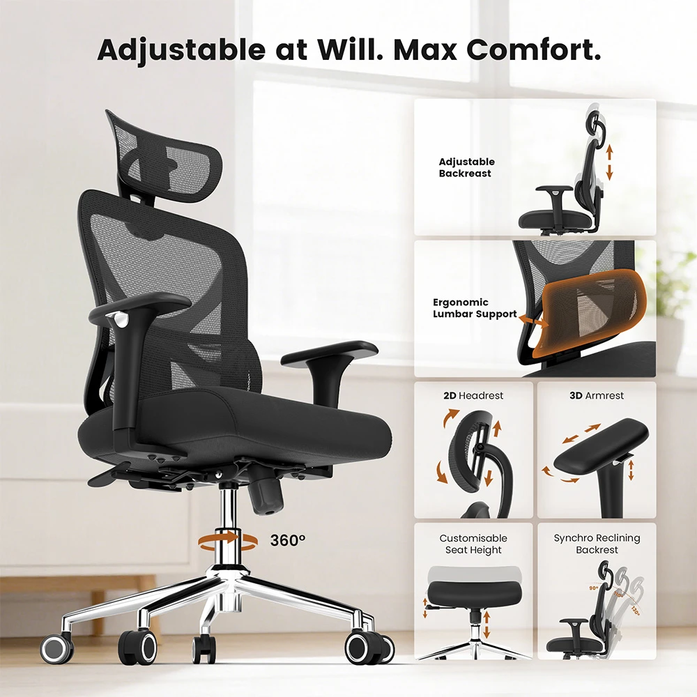 ACGAM CG-5345M Ergonomisk Kontorstol – Endelig en stol, der er virkelig behagelig?