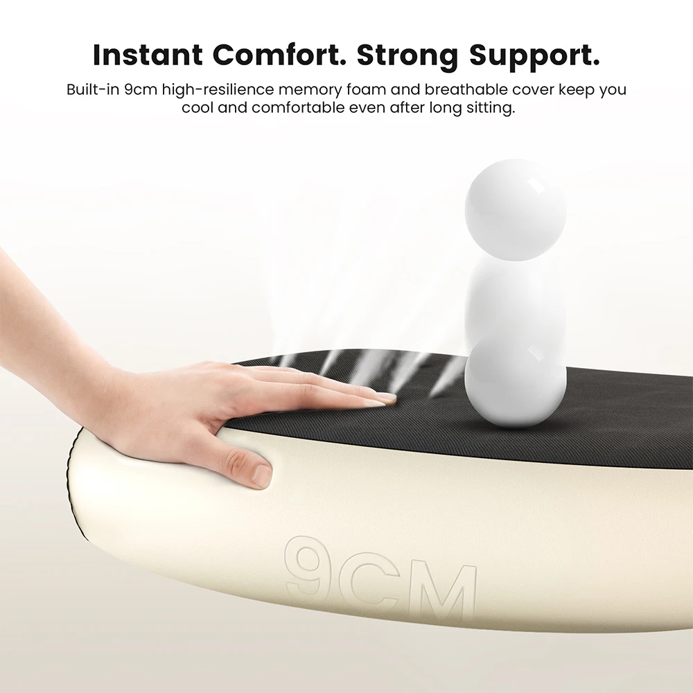 Chaise ergonomique ACGAM CG-5345M, dossier inclinable de 90 à 130°, accoudoirs 3D, appui-tête 2D, soutien lombaire, tissu mesh respirant, assise en mousse à mémoire de forme, capacité de charge de 150 kg