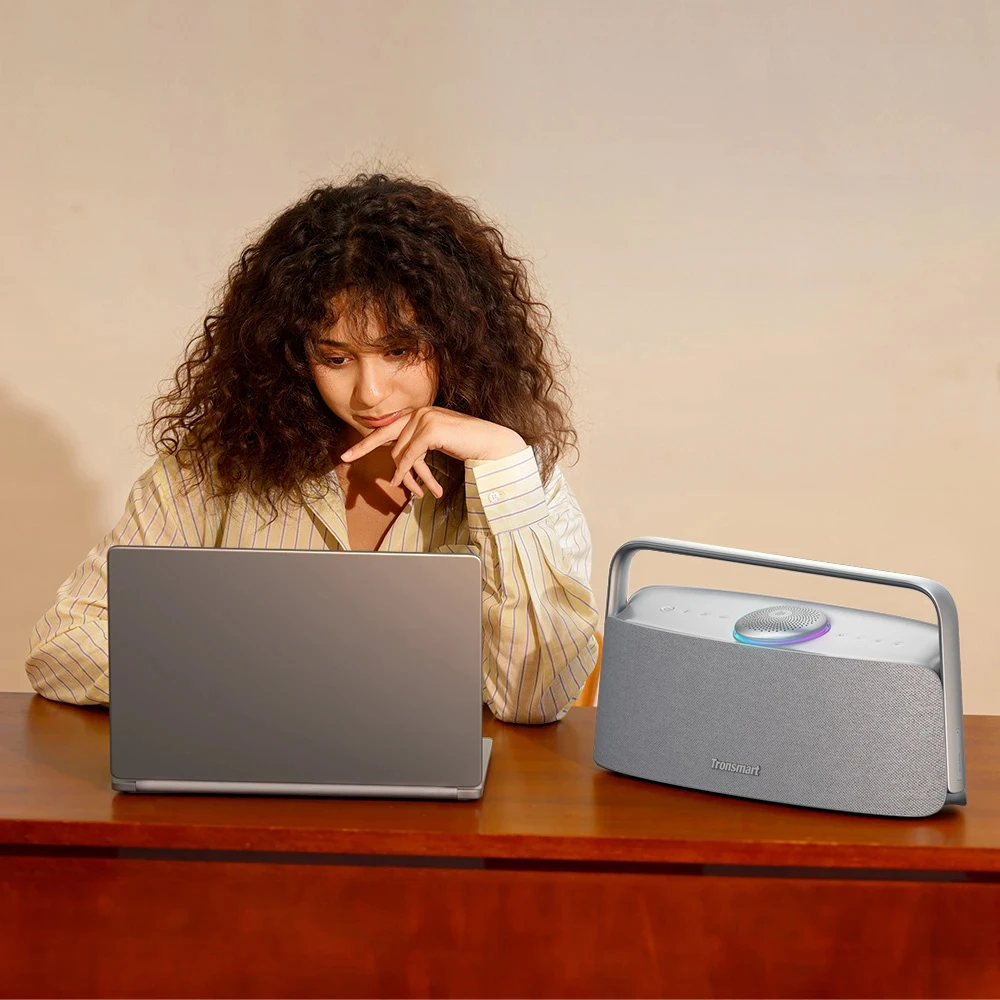 Enceinte audio spatiale domestique Tronsmart Fiitune X30, son haute résolution, autonomie de 14 heures