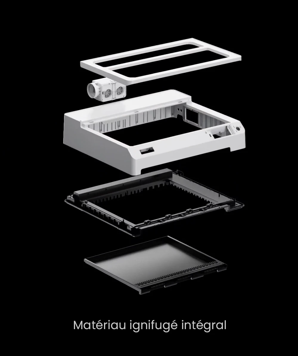 Aliencell X1 40W Graveur laser à diode de bureau + Air Assist Pro, Vitesse 600 mm/s, Spot 0,08×0,1 mm, Zone de travail 610×477 mm, Caméra autofocus double 8MP, Écran tactile autonome, Prise en charge de 300+ matériaux et formats de fichiers