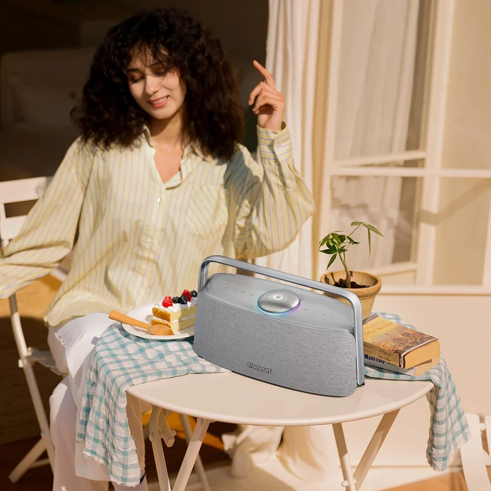 Enceinte audio spatiale domestique Tronsmart Fiitune X30, son haute résolution, autonomie de 14 heures