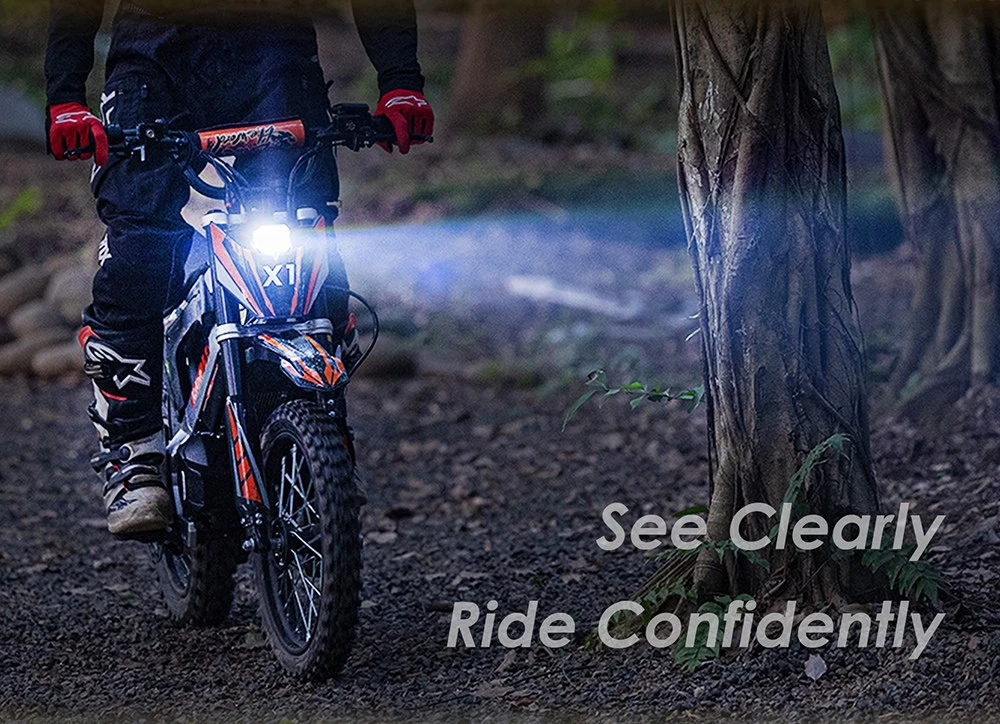 Motocicletă electrică Kukirin X1, motor de 1000W, baterie de 48V 20.8Ah, anvelope față de 14 inch și spate de 12 inch, viteză maximă de 50km/h, autonomie de 40km, frâne hidraulice față și spate, amortizare hidraulică a șocurilor