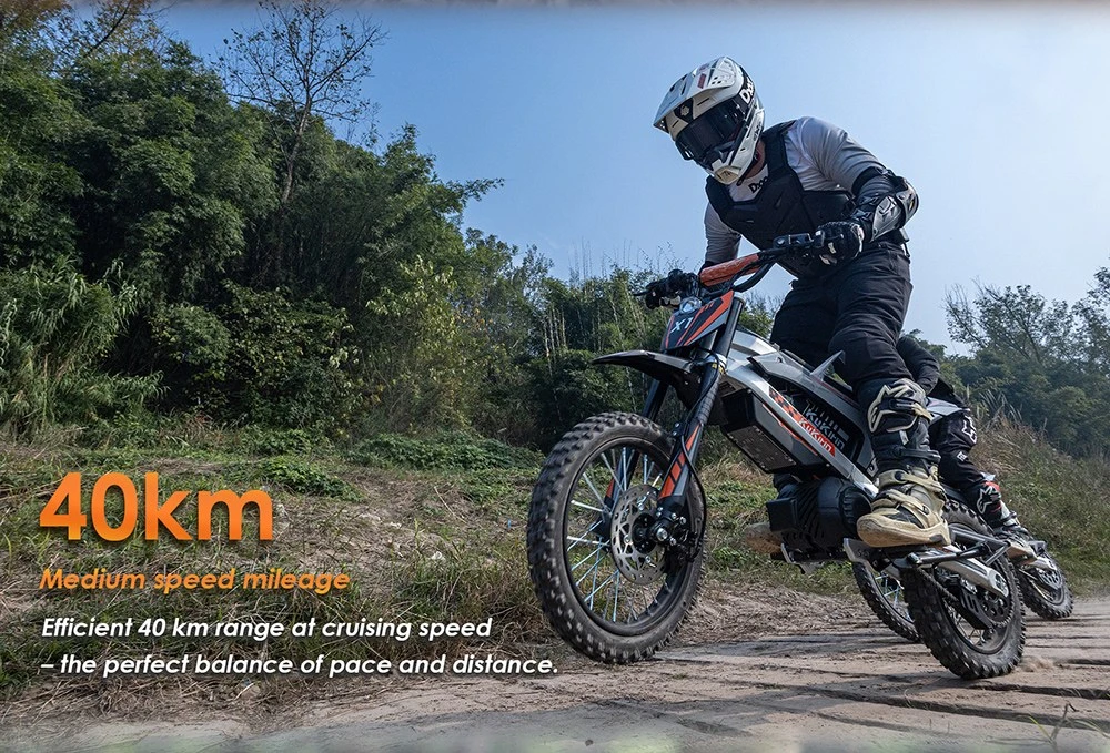 Motocicletă electrică Kukirin X1, motor de 1000W, baterie de 48V 20.8Ah, anvelope față de 14 inch și spate de 12 inch, viteză maximă de 50km/h, autonomie de 40km, frâne hidraulice față și spate, amortizare hidraulică a șocurilor