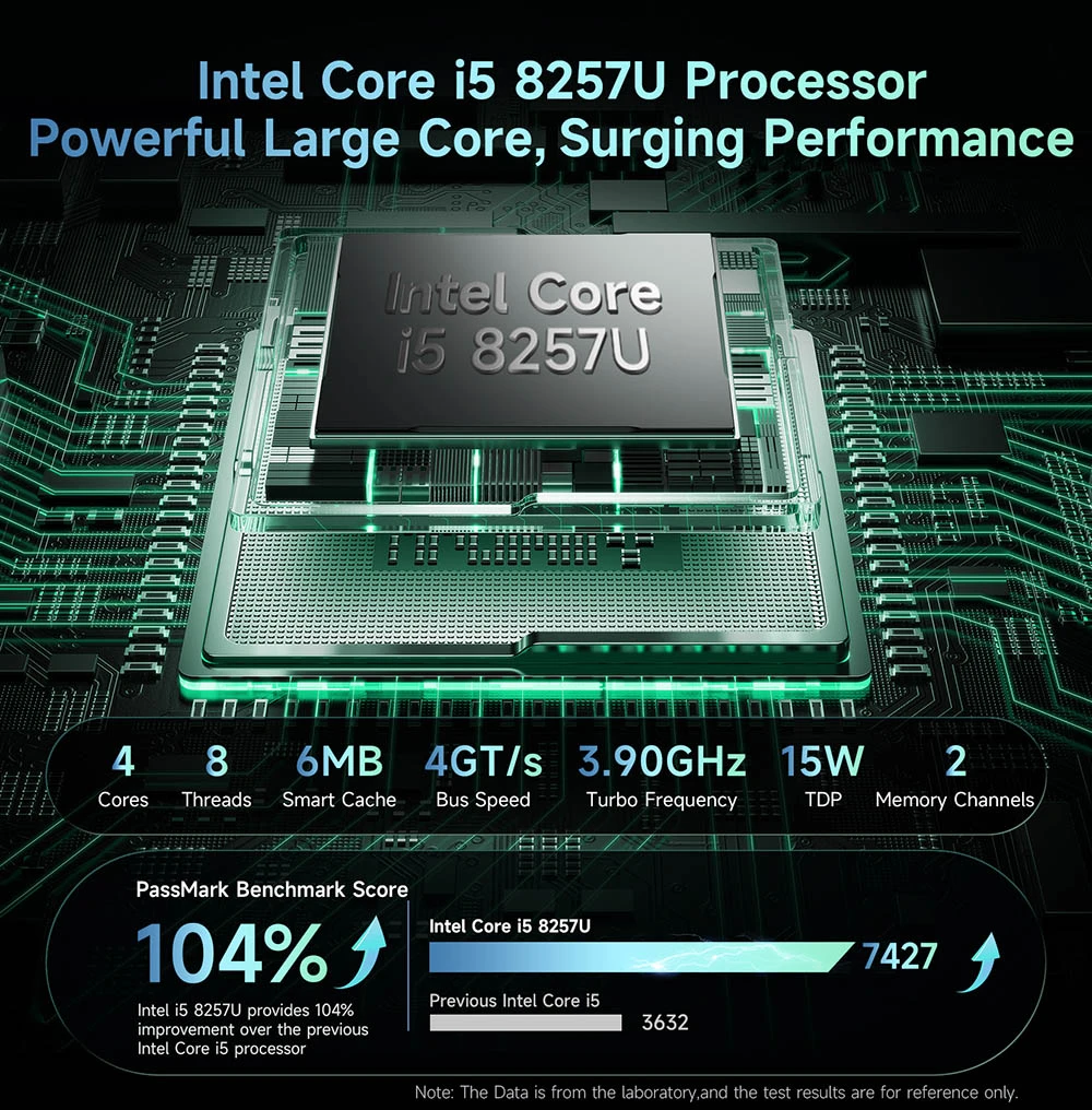 BMAX B6 Turbo Mini PC VESA rögzítéssel