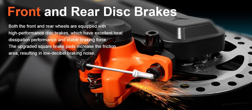 CUNFON RS500 Electric Scooter, 500W Motor, 36V 13Ah Battery, 56km Range, 40km/h Max Speed, 9.5-Inch Tires, 15° Climbing Angle, Front & Rear Disc Brakes, 100kg Load