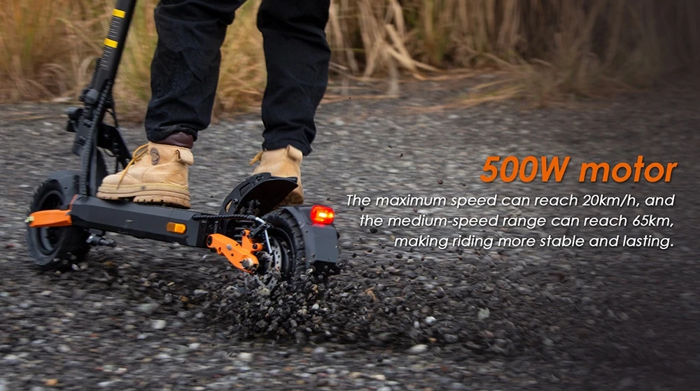 KuKirin G2 Pro ABE Electric Scooter, 500W Motor, 48V 15.6Ah Battery, 9-Inch Vacuum Tires, 20km/h Max Speed, 65km Range, Dual Disc Brakes, 19° Climbing Angle, IP54 Waterproof, 120kg Load