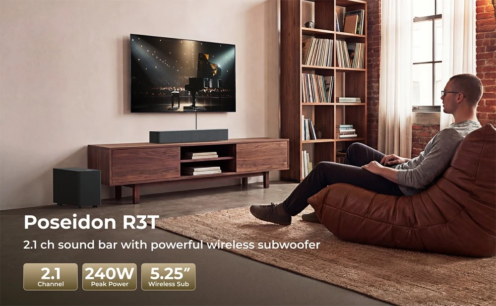 ULTIMEA Poseidon R3T soundbar és mélynyomó