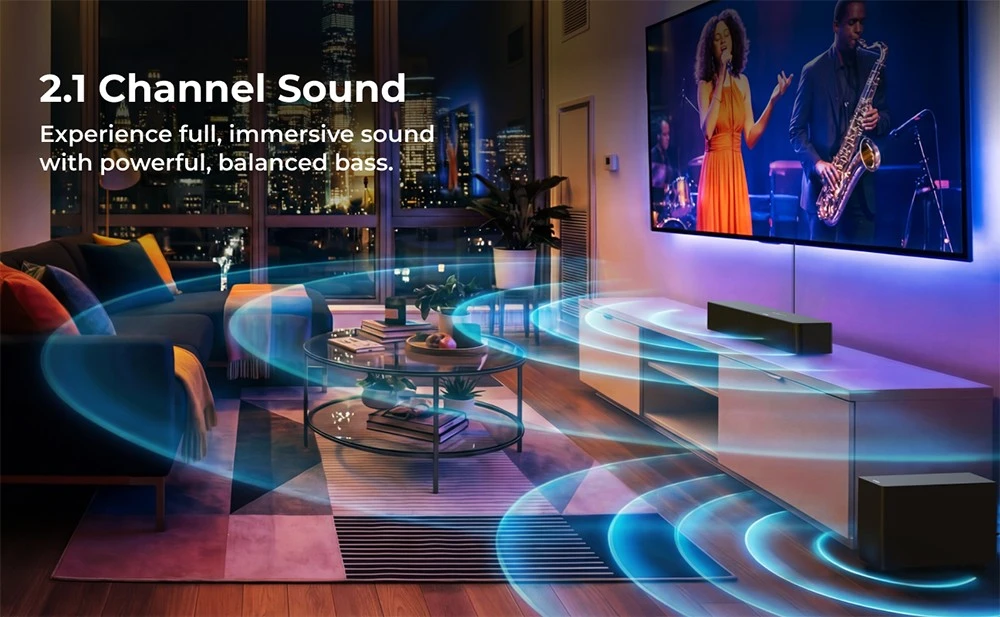 ULTIMEA Poseidon R3T soundbar elhelyezése