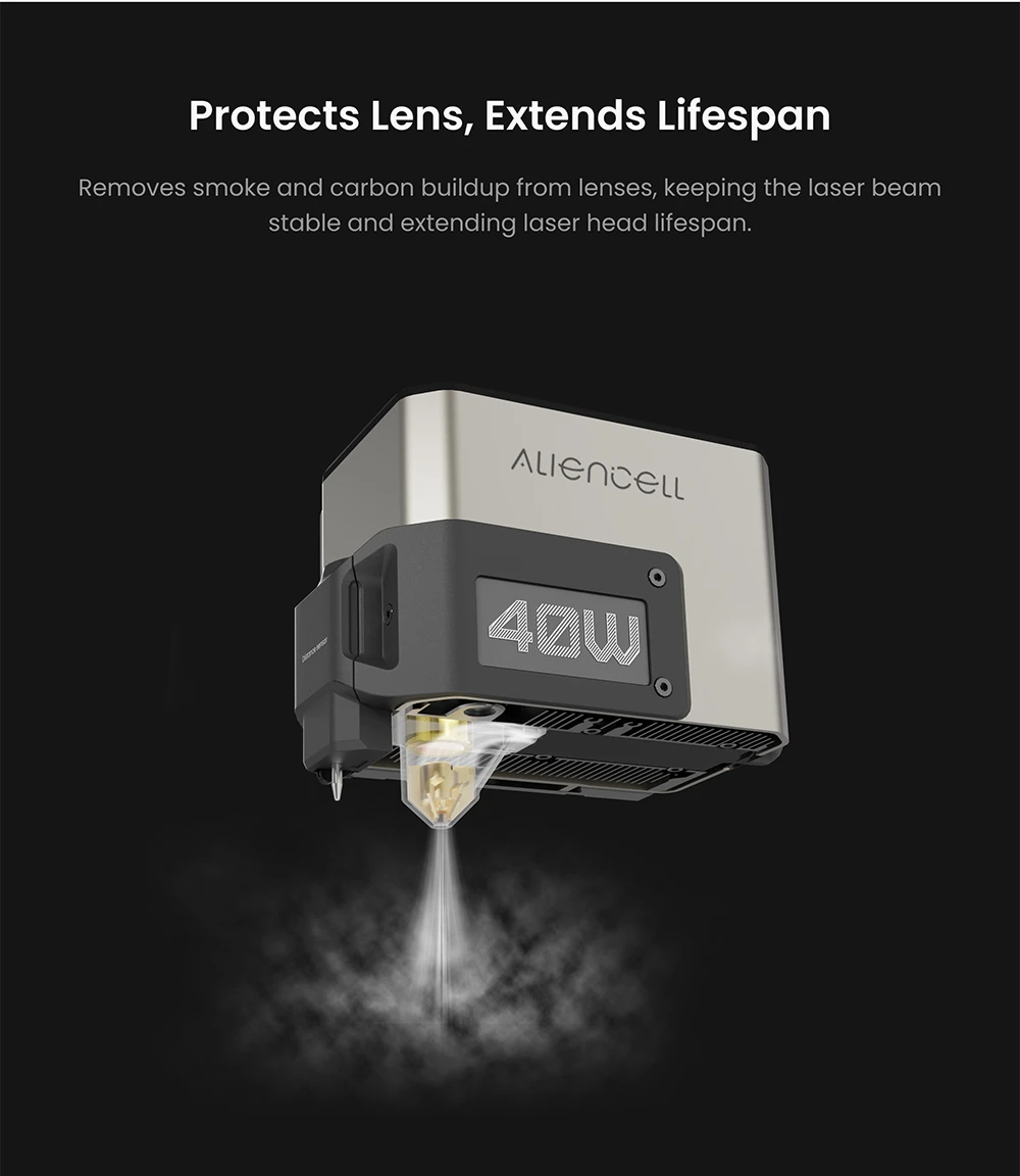 Aliencell Air Assist Pro, High-Pressure 14.5 psi, 40 L/min Airflow, Quiet 55 dB, Durable Metal Piston, 3 Adjustable Gears