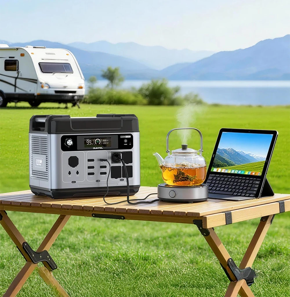 OUKITEL P2001 Pro 3200W Portable Power Station, 2048Wh LiFePO4, 4×AC Outlets (6400W Surge), Ultra-Fast AC & Solar Charging, UPS Backup, 4 USB-C & 2 USB-QC, MPPT Solar Generator for Home & Outdoor